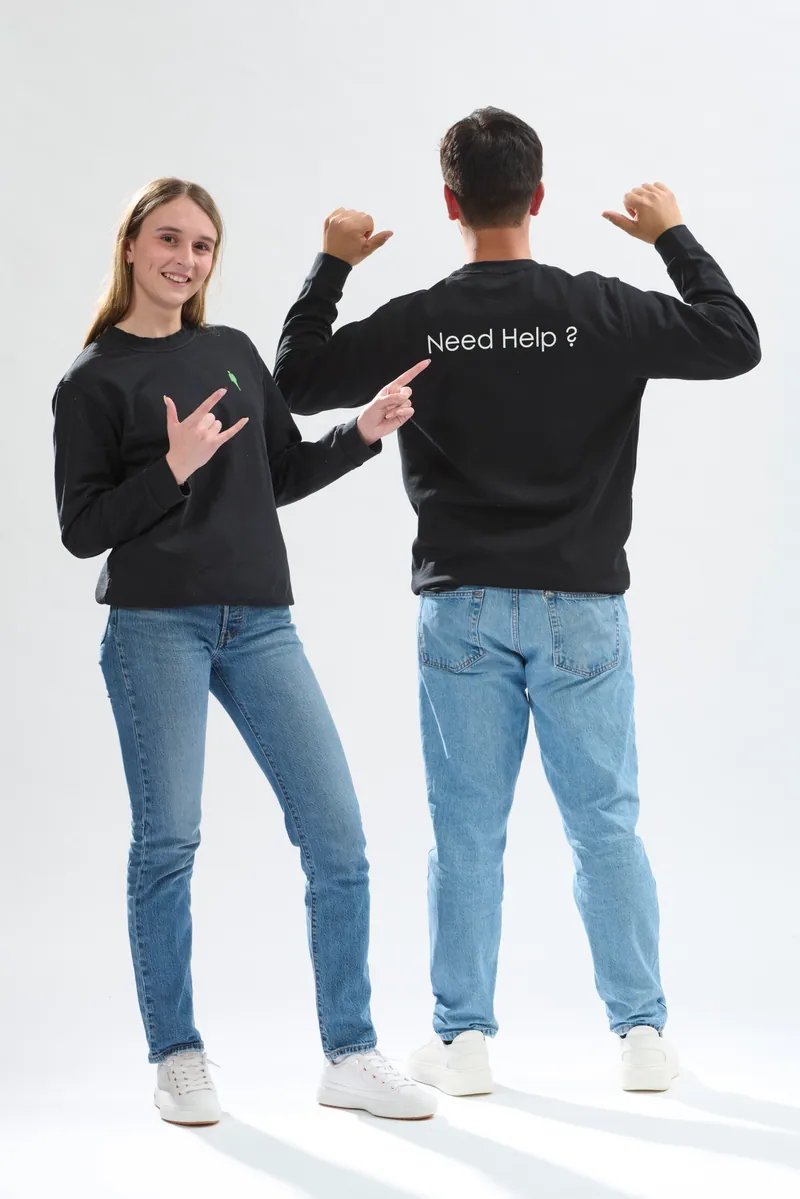Sweatshirt, vue 1