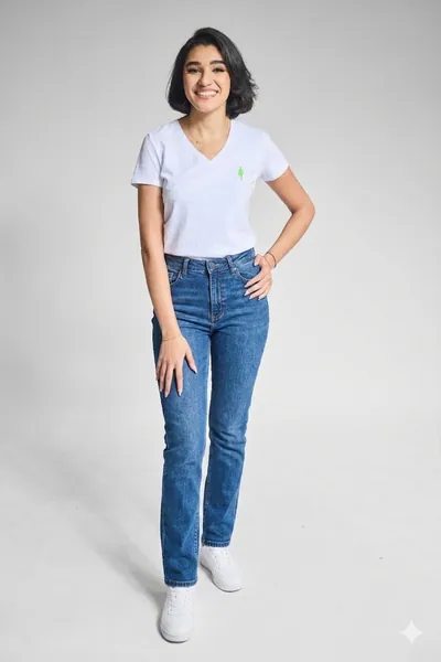 Wit T-shirt