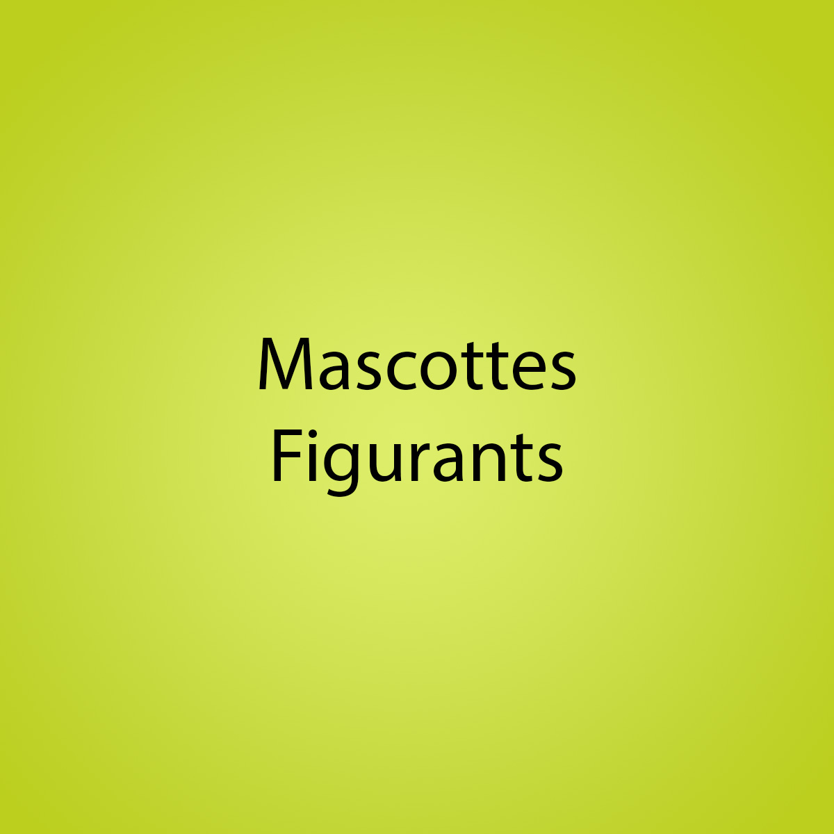 Mascottes Figurants