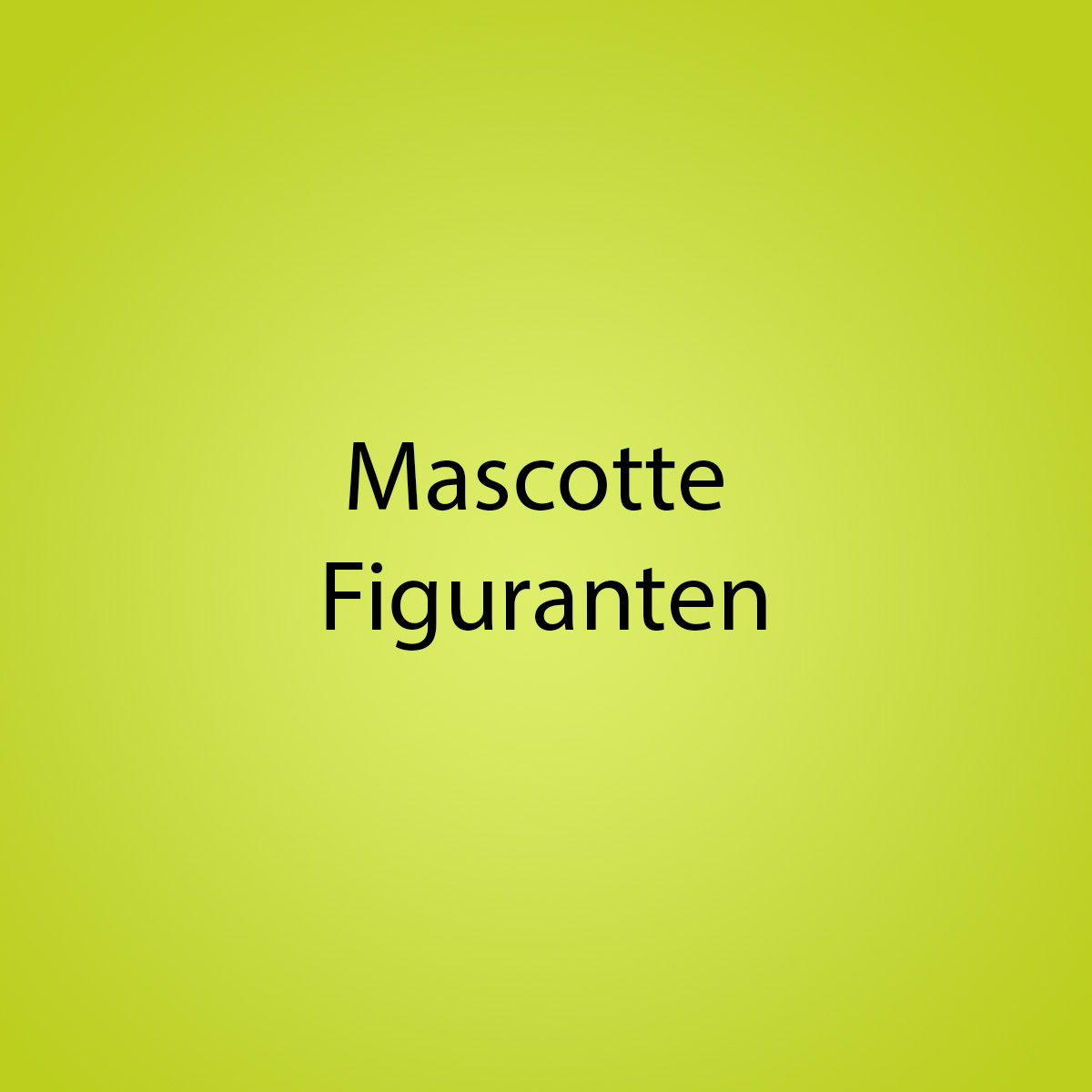 Mascotte en figuranten