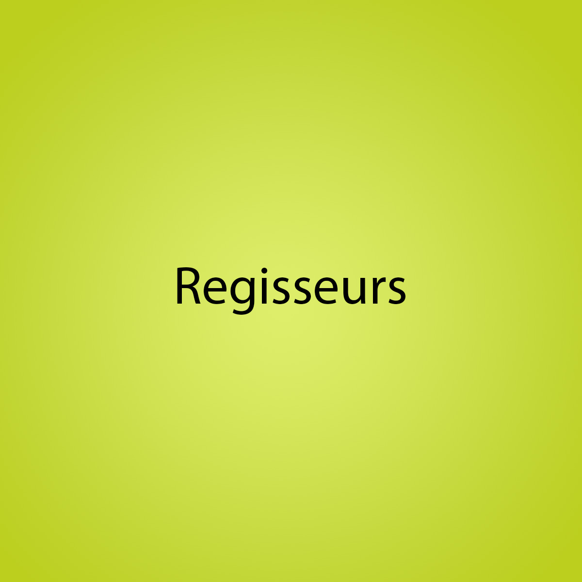 Regisseur